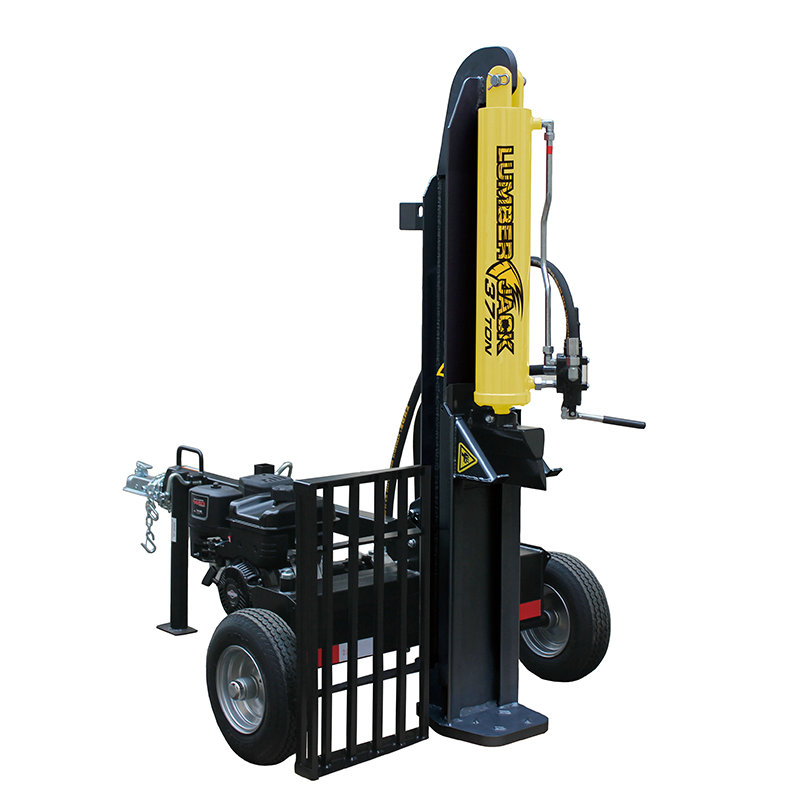 Que tipos de toras o Petrol Log Splitter-Full Beam de 37 toneladas pode manipular?